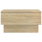 Tables de chevet murales 2 pcs Chêne sonoma – Image 4