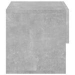 Tables de chevet murales 2 pcs Gris béton – Image 5
