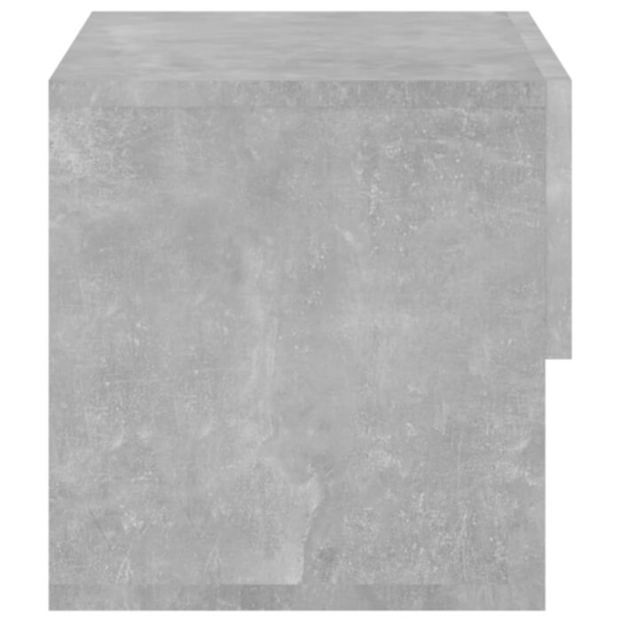 Tables de chevet murales 2 pcs Gris béton – Image 5