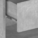 Tables de chevet murales 2 pcs Gris béton – Image 6