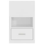Table de chevet murale Blanc brillant – Image 3