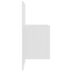 Table de chevet murale Blanc brillant – Image 5