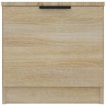 Tables de chevet 2 pcs Chêne sonoma 40x39x40 cm – Image 2