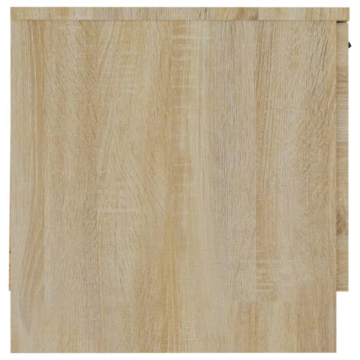 Tables de chevet 2 pcs Chêne sonoma 40x39x40 cm – Image 3