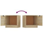 Tables de chevet 2 pcs Chêne sonoma 40x39x40 cm – Image 5