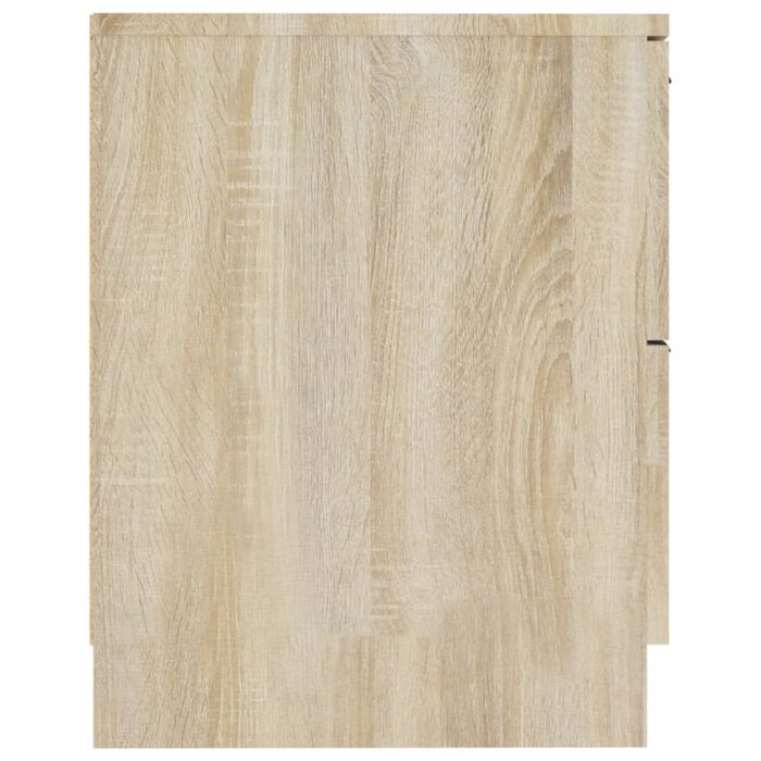 Tables de chevet 2 pcs Chêne Sonoma Bois d'ingénierie – Image 4