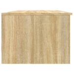 Table basse chêne sonoma 102x50x36 cm bois d'ingénierie – Image 2