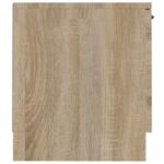 Meuble TV chêne sonoma 140x35x40 cm bois d'ingénierie – Image 4