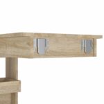 Table bar murale Chêne Sonoma 102x45x103,5 cm Bois d'ingénierie – Image 6