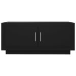 Table basse noir 102x50x45 cm bois d'ingénierie – Image 3