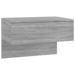 Tables de chevet murales 2 pcs Sonoma gris – Image 3