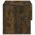 Tables de chevet murales 2 pcs Chêne fumé – Image 5