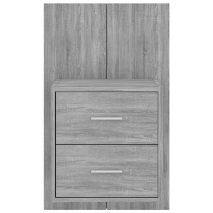 Table de chevet murale Sonoma gris – Image 3