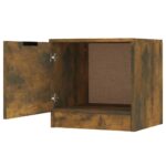 Tables de chevet 2 pcs Chêne fumé 40x39x40 cm – Image 7