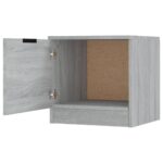 Tables de chevet 2 pcs Sonoma gris 40x39x40 cm – Image 7