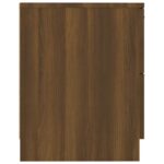 Tables de chevet 2 pcs Chêne marron Bois d'ingénierie – Image 3