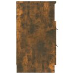 Tables de chevet 2 pcs Chêne fumé Bois d'ingénierie – Image 3