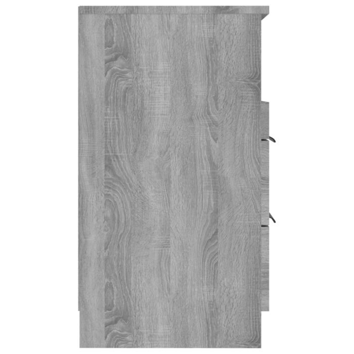 Table de chevet Sonoma gris Bois d'ingénierie – Image 2