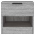 Tables de chevet 2 pcs Sonoma gris Bois d'ingénierie – Image 3