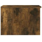 Table basse Chêne fumé 50x50x36 cm Bois d'ingénierie – Image 5