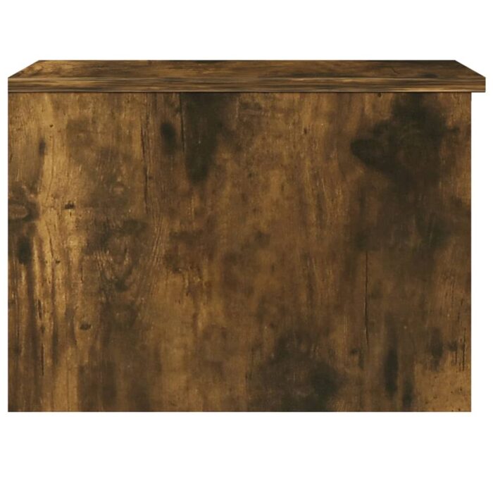 Table basse Chêne fumé 50x50x36 cm Bois d'ingénierie – Image 5