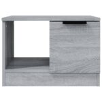 Table basse sonoma gris 50x50x36 cm bois d'ingénierie – Image 3