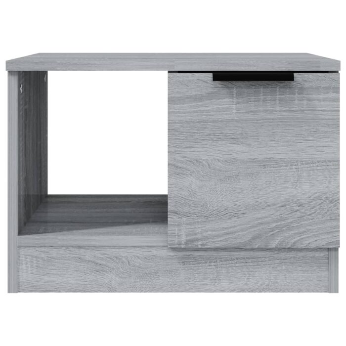 Table basse sonoma gris 50x50x36 cm bois d'ingénierie – Image 3
