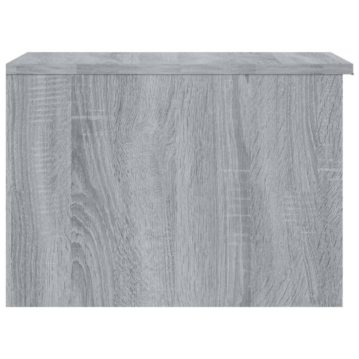 Table basse sonoma gris 50x50x36 cm bois d'ingénierie – Image 5