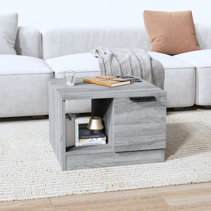 VXL8720286968239_m_en_hd_1.jpg Table basse sonoma gris 50x50x36 cm bois d'ingénierie – Image 1