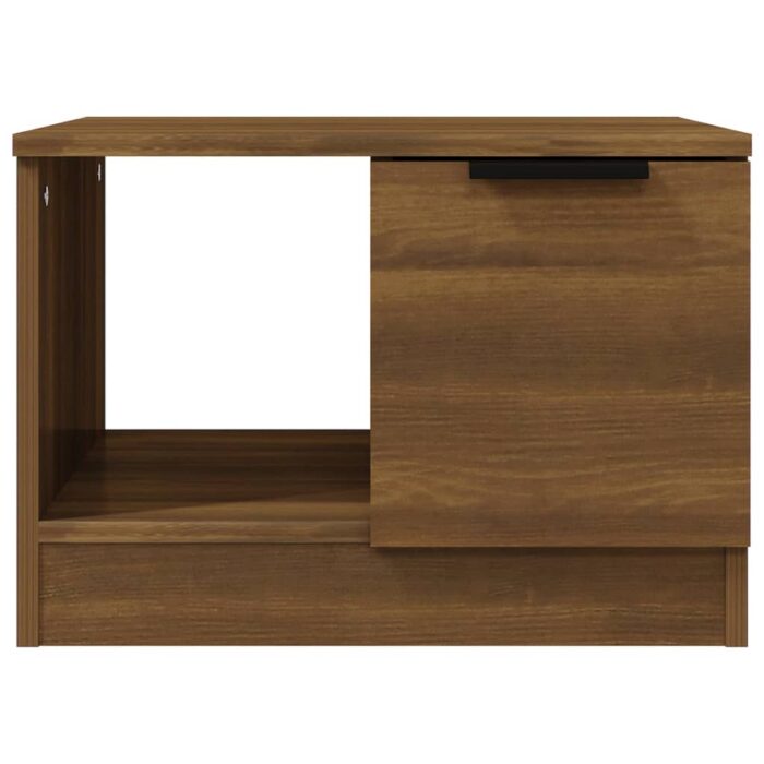 Table basse Chêne marron 50x50x36 cm Bois d'ingénierie – Image 3