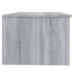 Table basse sonoma gris 102x50x36 cm bois d'ingénierie – Image 2