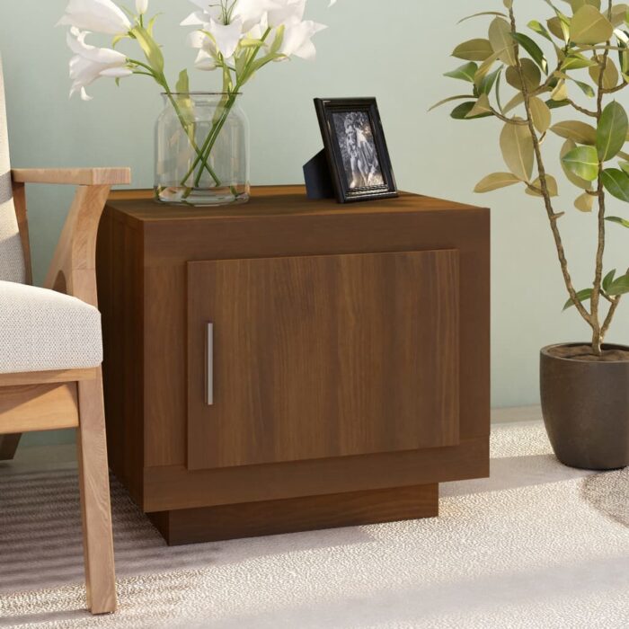 VXL8720286968543_m_en_hd_1.jpg Table basse chêne marron 51x50x45 cm bois d'ingénierie – Image 1