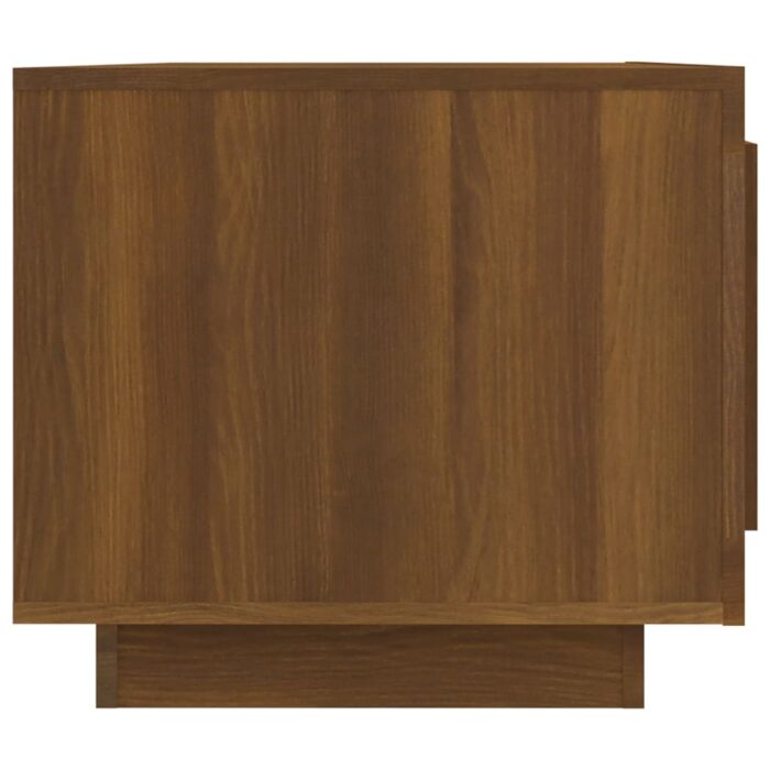 Table basse Chêne marron 102x50x45 cm Bois d'ingénierie – Image 5