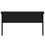 Table basse noir 80x50,5x41,5 cm bois d'ingénierie – Image 2