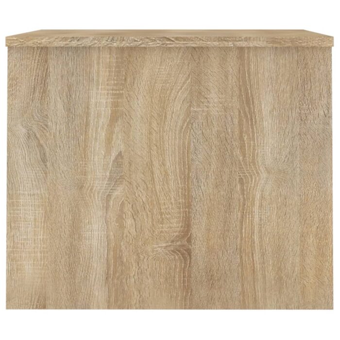 Table basse chêne sonoma 80x50,5x41,5 cm bois d'ingénierie – Image 3