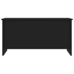 Table basse noir 102x55,5x52,5 cm bois d'ingénierie – Image 2