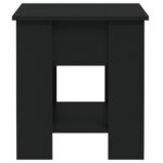 Table basse noir 101x49x52 cm bois d'ingénierie – Image 3