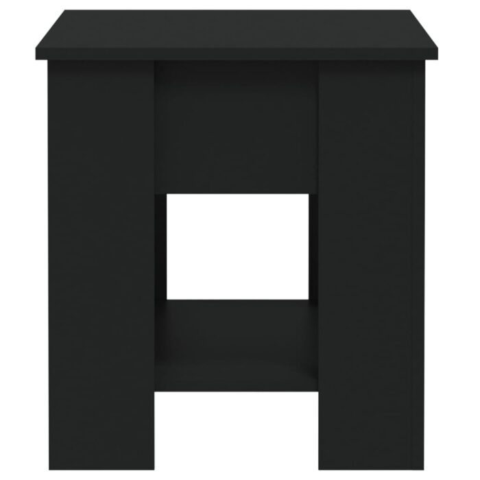 Table basse noir 101x49x52 cm bois d'ingénierie – Image 3