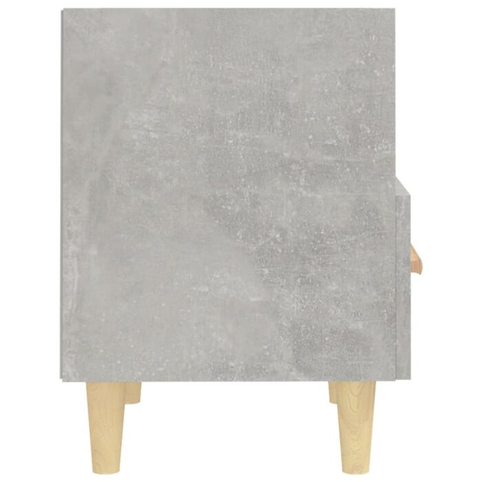 Tables de chevet 2 pcs Gris béton 40x35x47 cm – Image 5