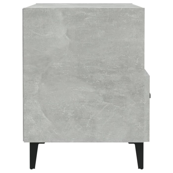 Table de chevet Gris béton Bois d'ingénierie – Image 2