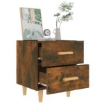 Table de chevet Chêne fumé 40x35x47,5 cm – Image 4