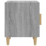 Table de chevet Sonoma gris Bois d'ingénierie – Image 2