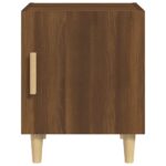 Tables de chevet 2 pcs Chêne marron Bois d'ingénierie – Image 2