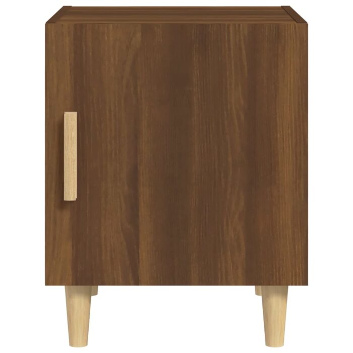 Tables de chevet 2 pcs Chêne marron Bois d'ingénierie – Image 2