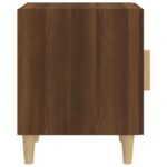 Tables de chevet 2 pcs Chêne marron Bois d'ingénierie – Image 3