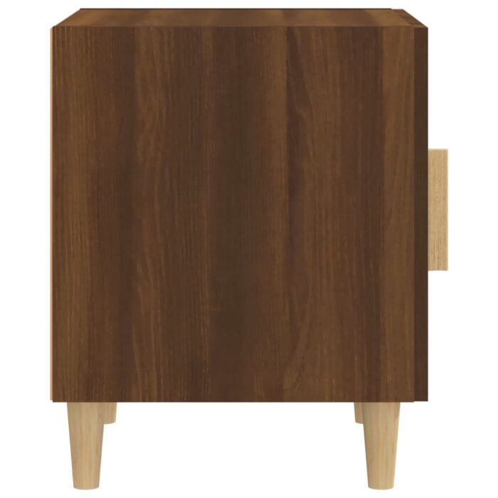 Tables de chevet 2 pcs Chêne marron Bois d'ingénierie – Image 3