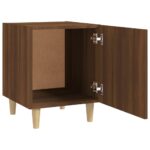 Tables de chevet 2 pcs Chêne marron Bois d'ingénierie – Image 4