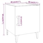 Tables de chevet 2 pcs Sonoma gris Bois d'ingénierie – Image 8