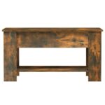 Table basse Chêne fumé 101x49x52 cm Bois d'ingénierie – Image 2