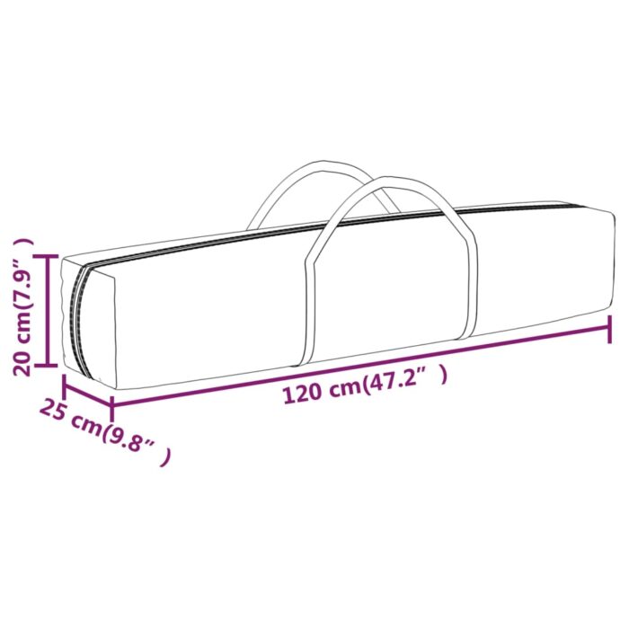 Tente de réception pliable Taupe 2x2 m – Image 7